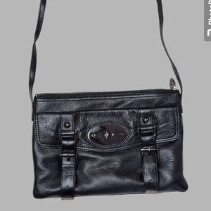 DANIER leather Black Crossbody purse Bag